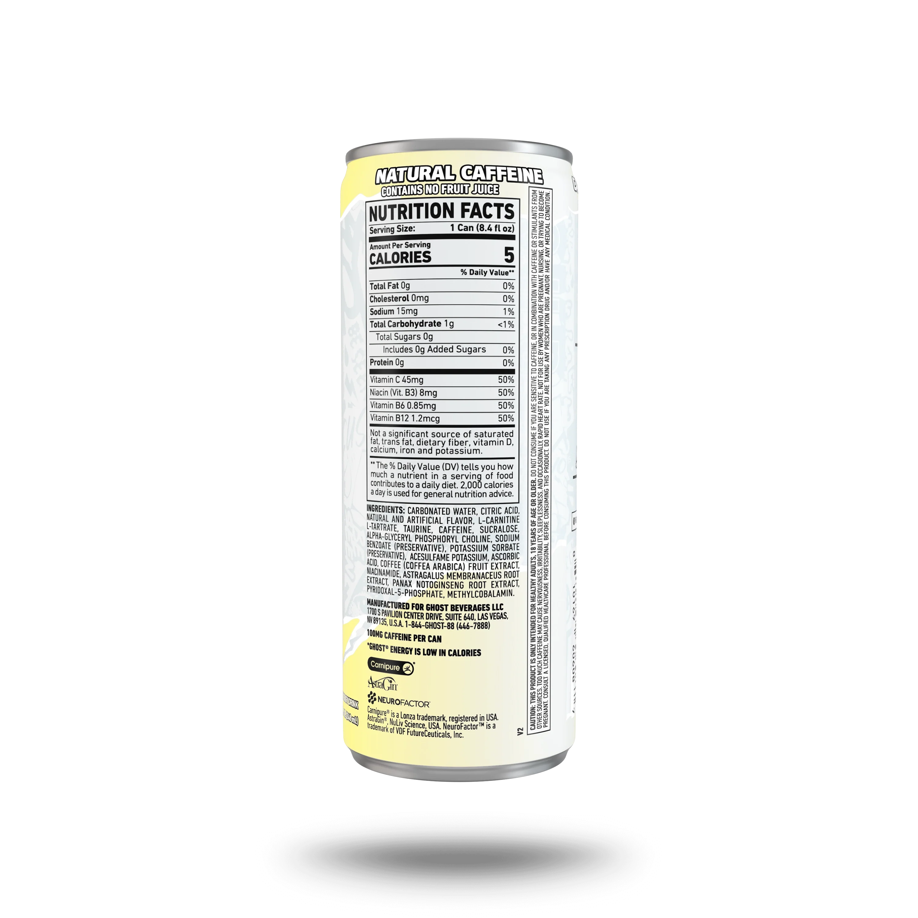 GHOST® ENERGY HALF CAN | OG COLADA HALF CAN - Image 3