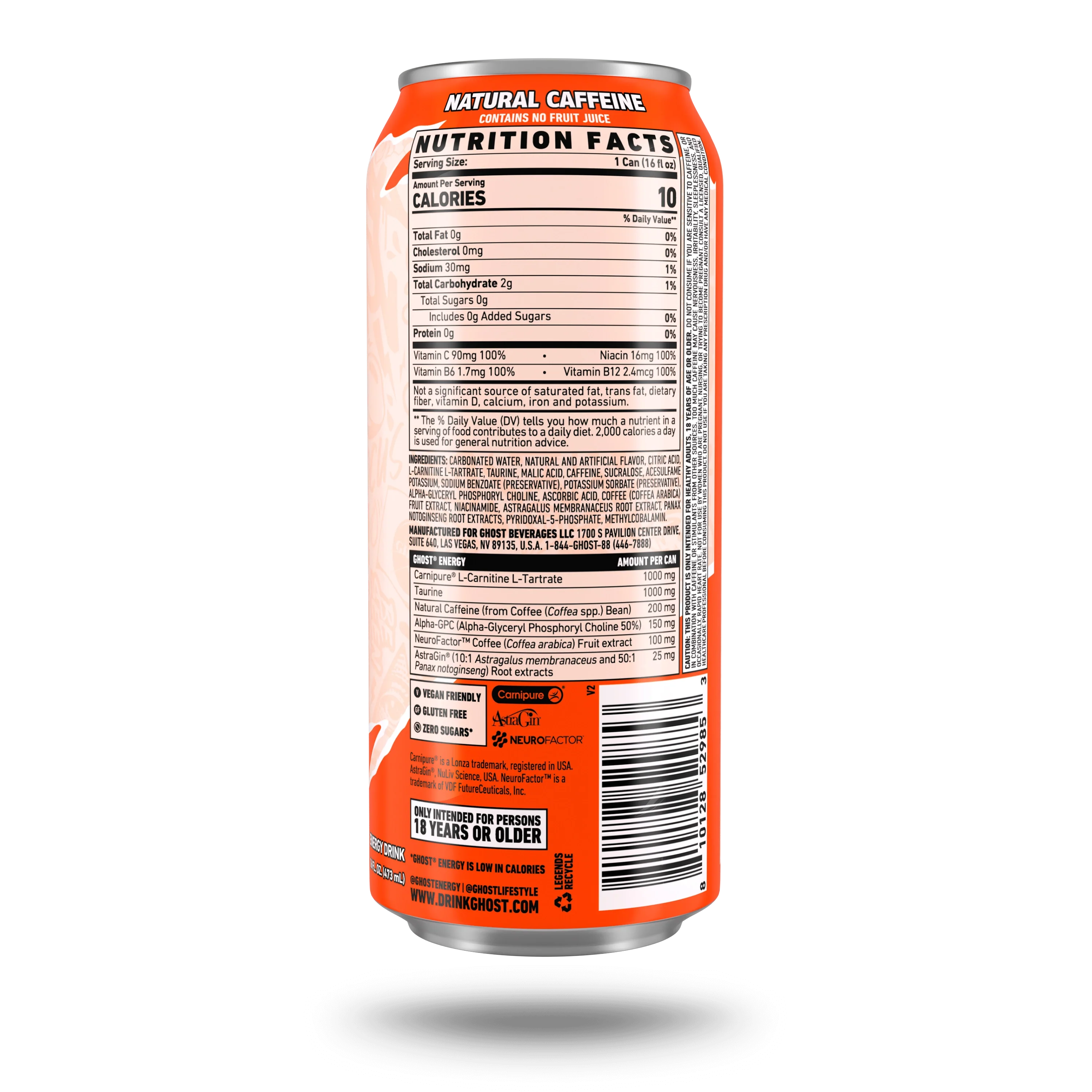 GHOST® ENERGY | PEACHES - Image 3
