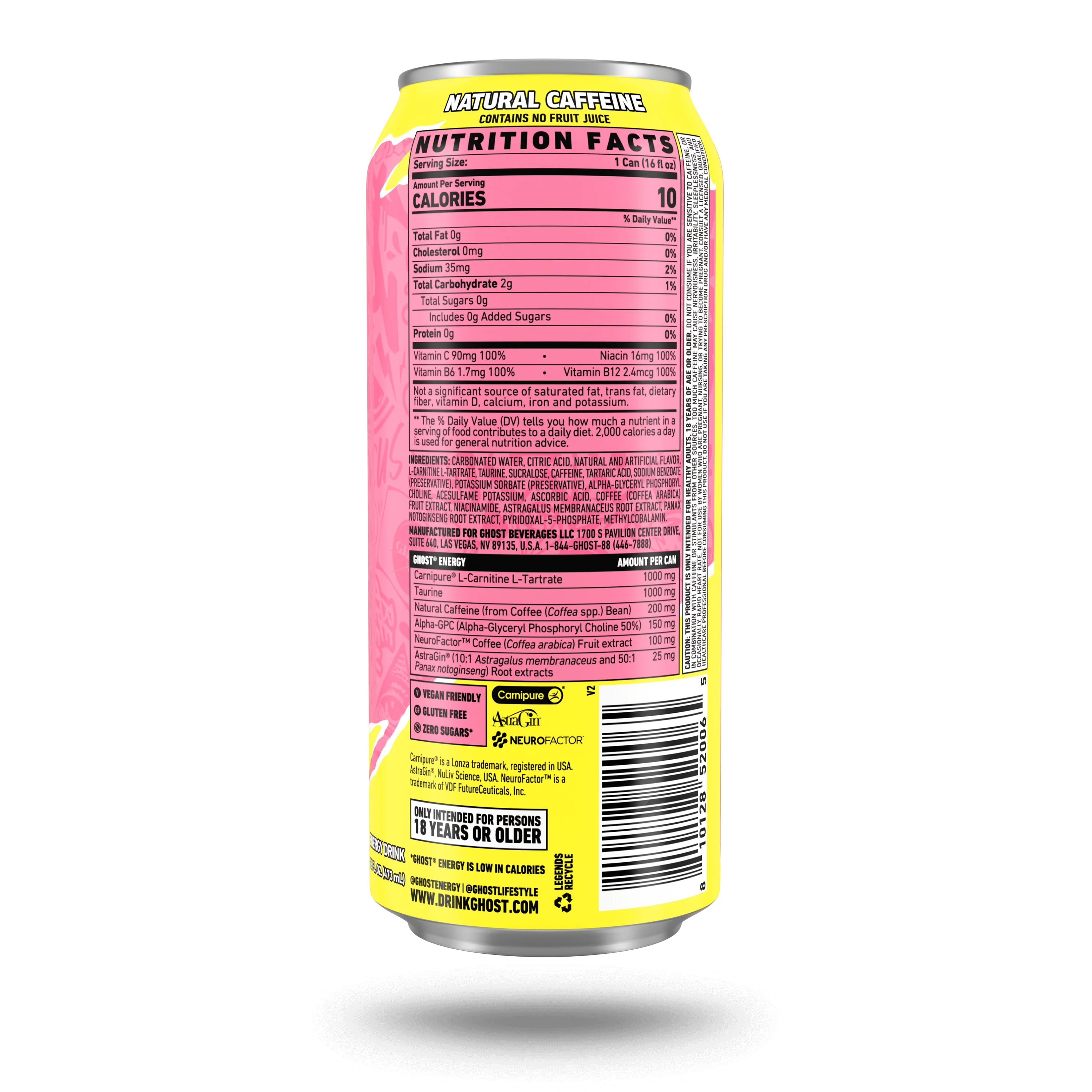 GHOST® ENERGY | SOUR PINK LEMONADE - Image 3