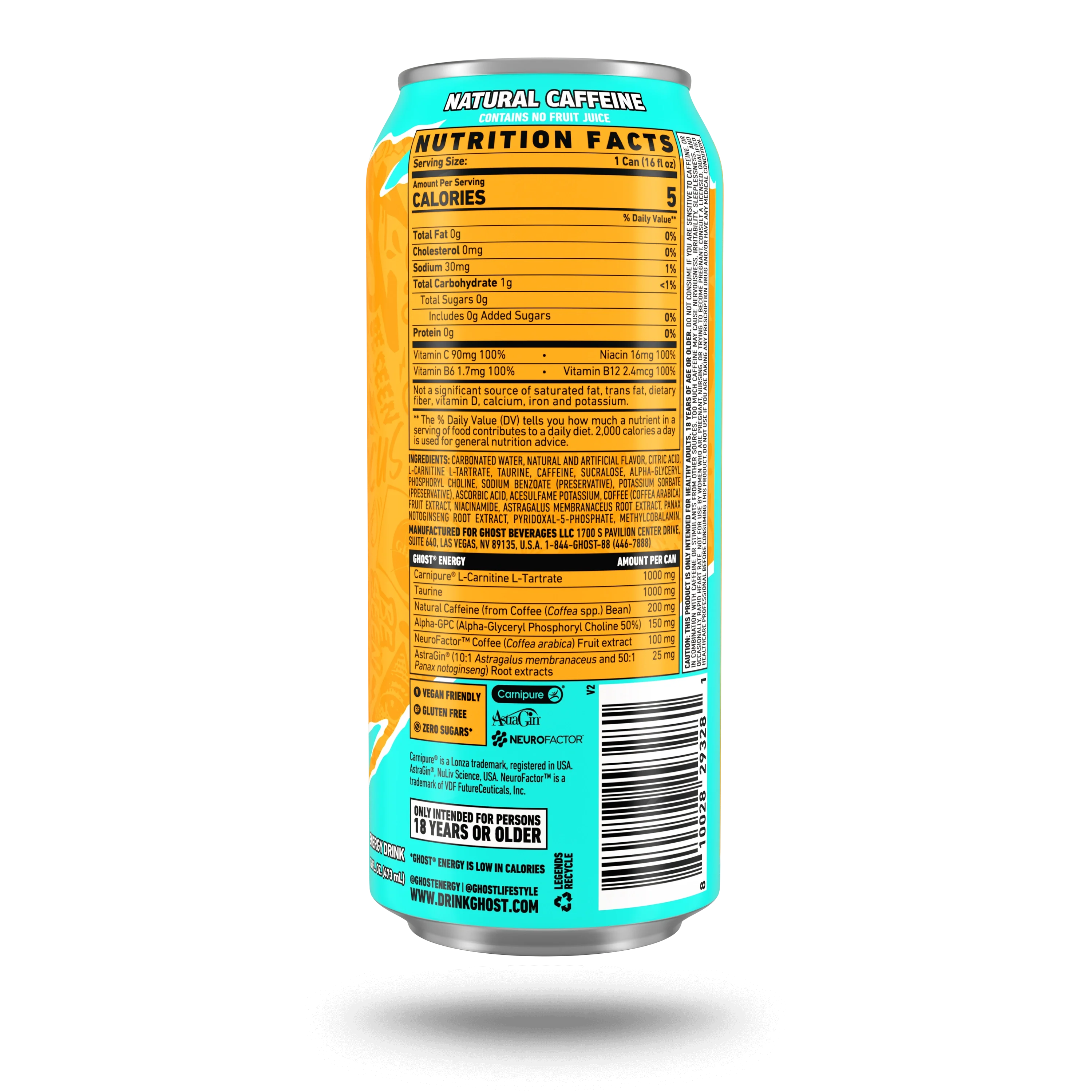 GHOST® ENERGY | TROPICAL MANGO - Image 3