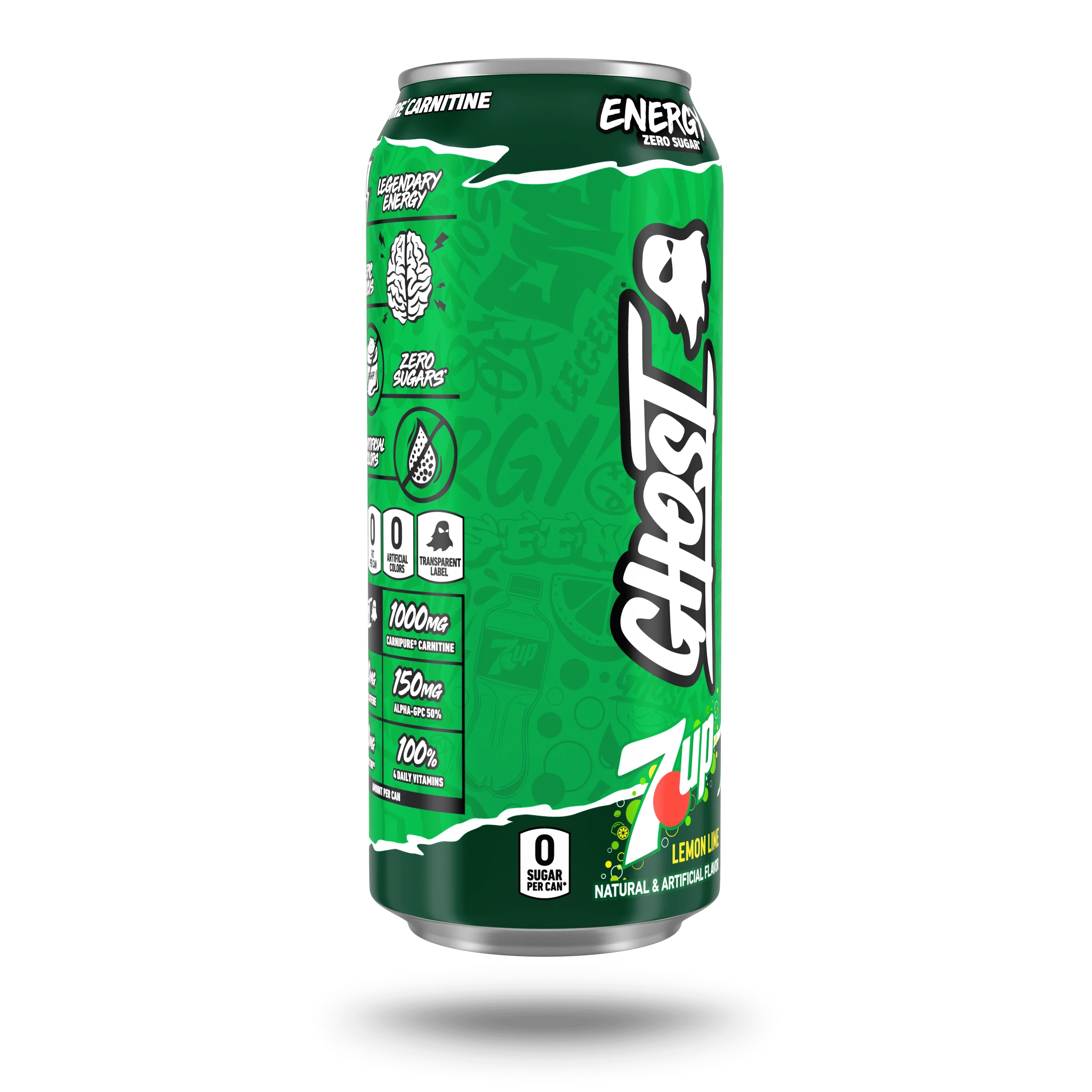 GHOST® ENERGY x 7UP® | 7UP® "LEMON LIME SODA" - Image 5