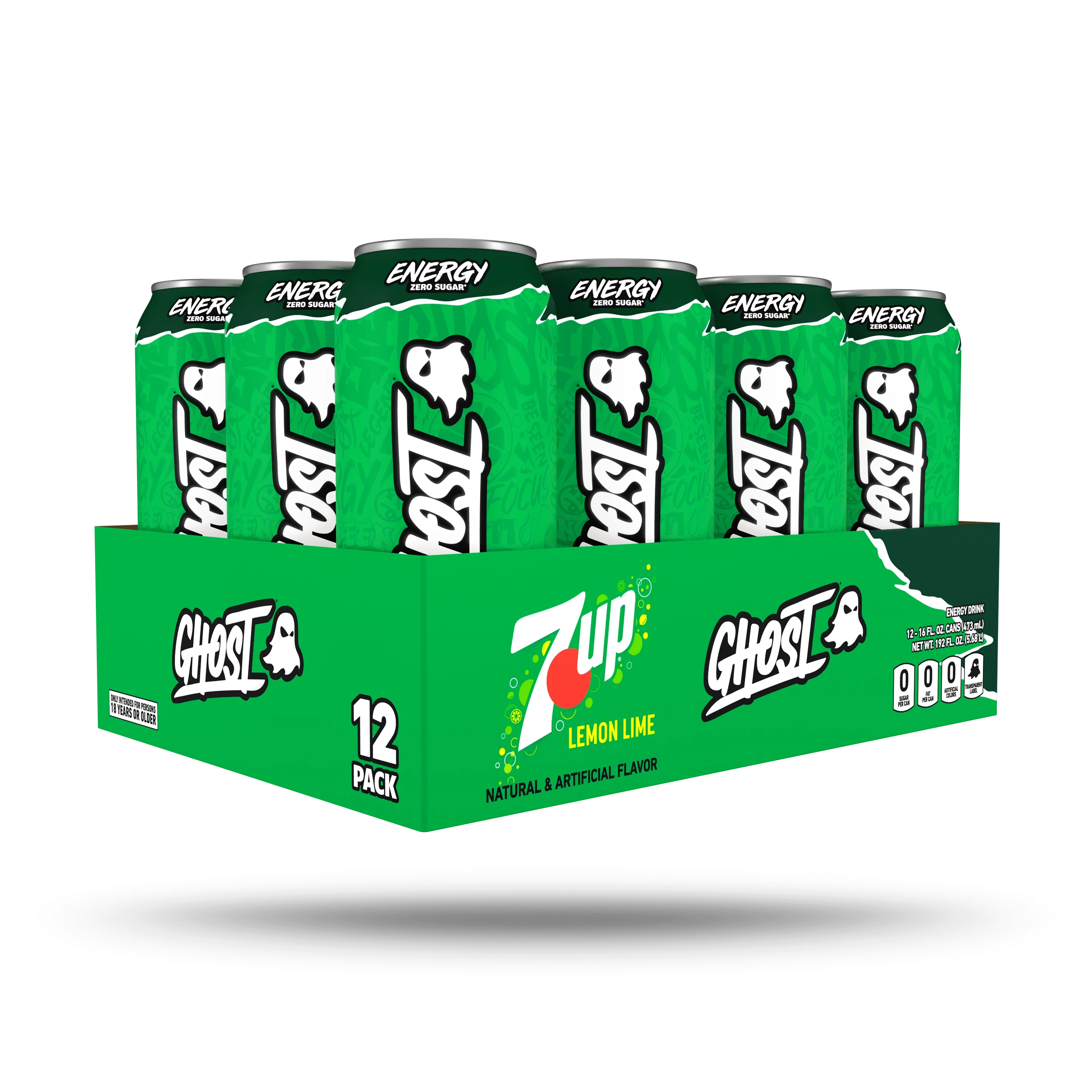 GHOST® ENERGY x 7UP® | 7UP® "LEMON LIME SODA" - Image 6