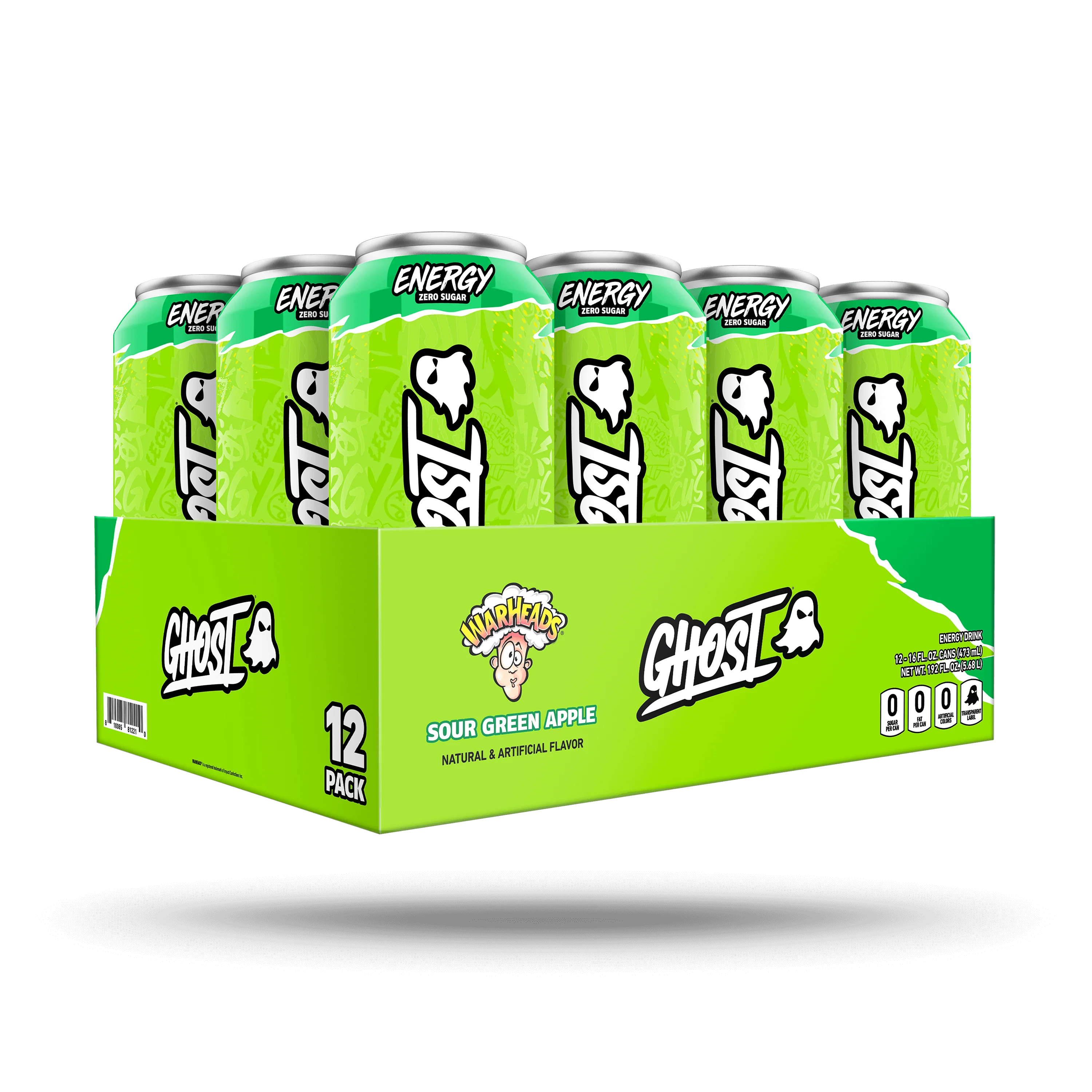 GHOST® ENERGY x WARHEADS® | WARHEADS® "SOUR GREEN APPLE" - Image 6