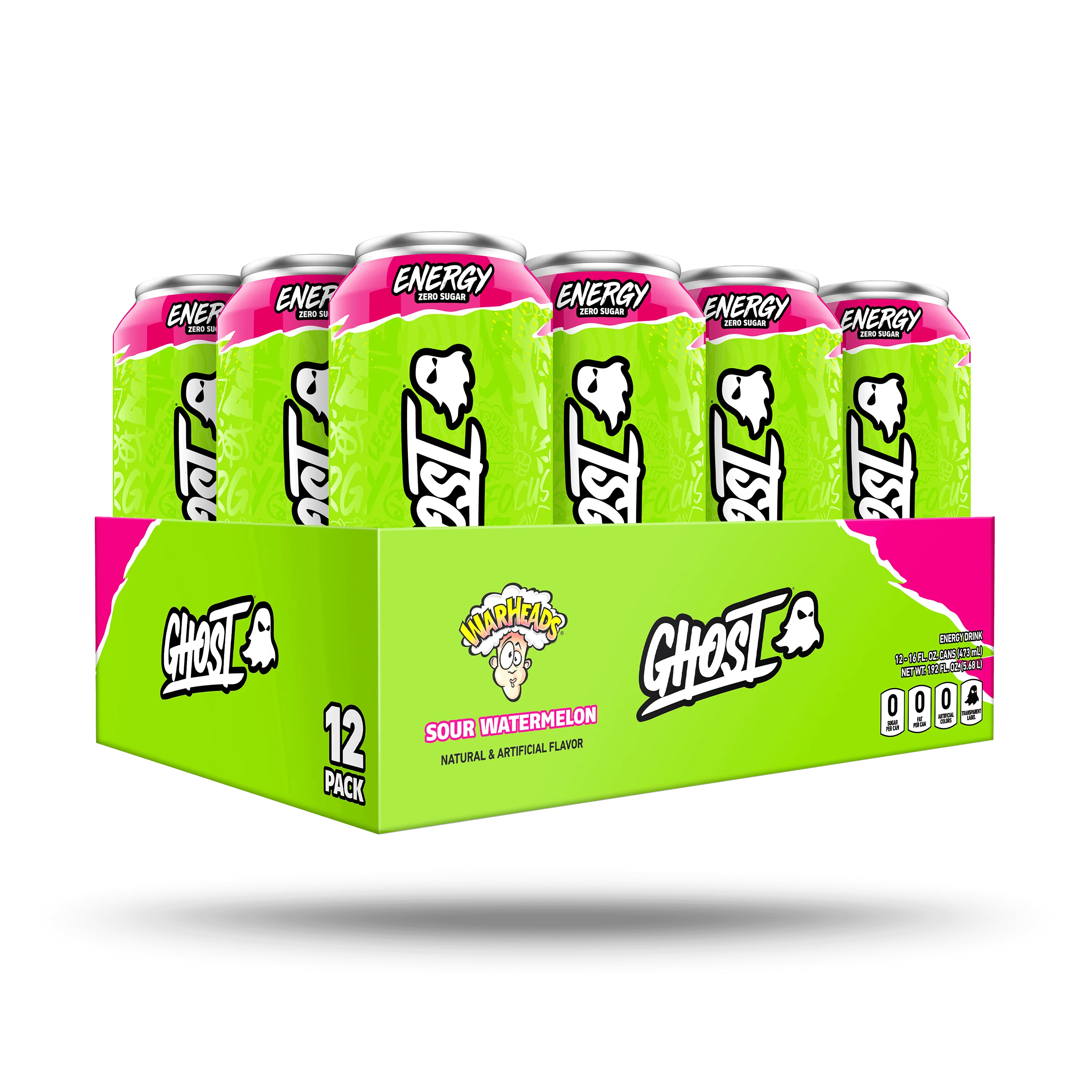 GHOST® ENERGY x WARHEADS® | WARHEADS® "SOUR WATERMELON" - Image 6