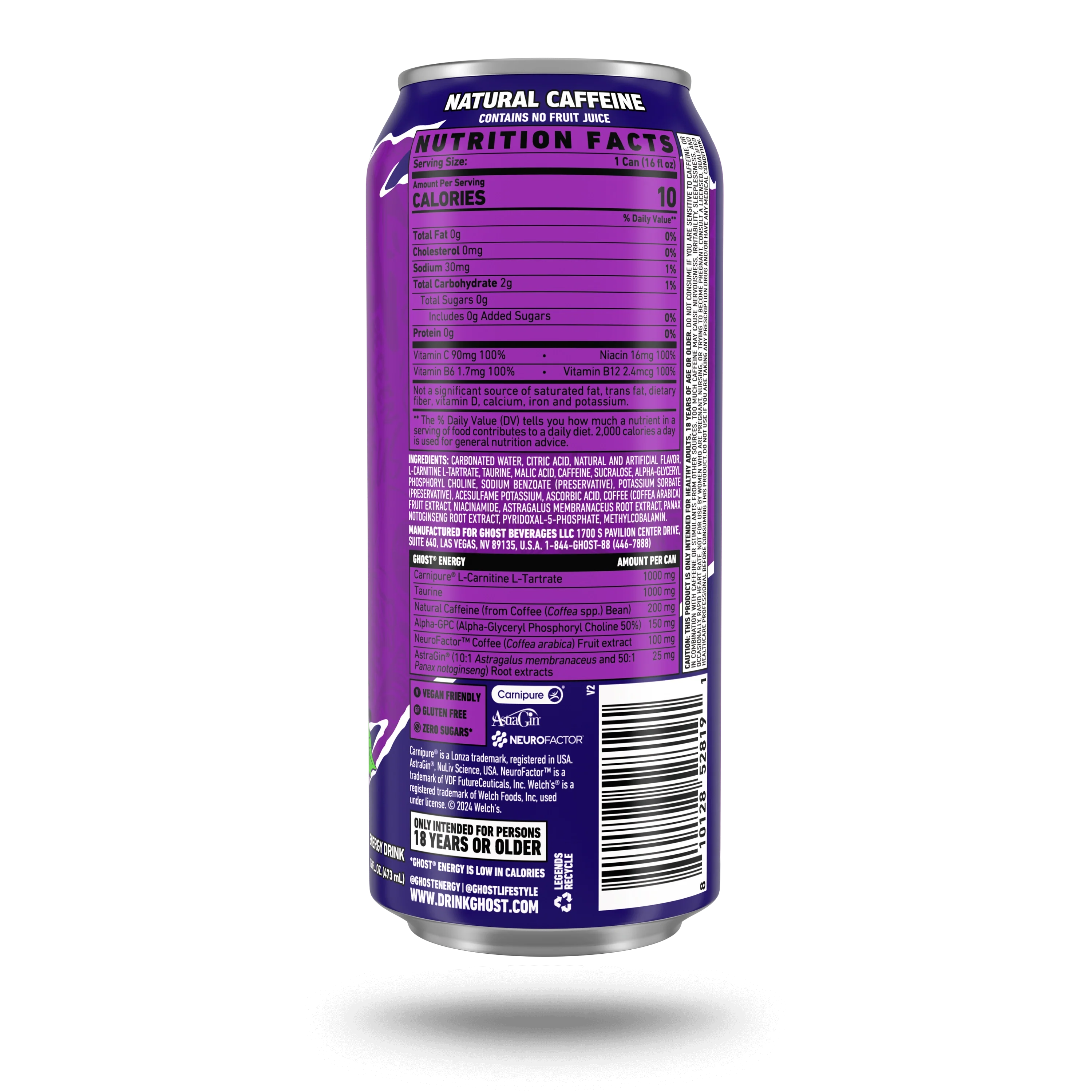 GHOST® ENERGY x WELCH'S® | WELCH'S® "GRAPE" - Image 3