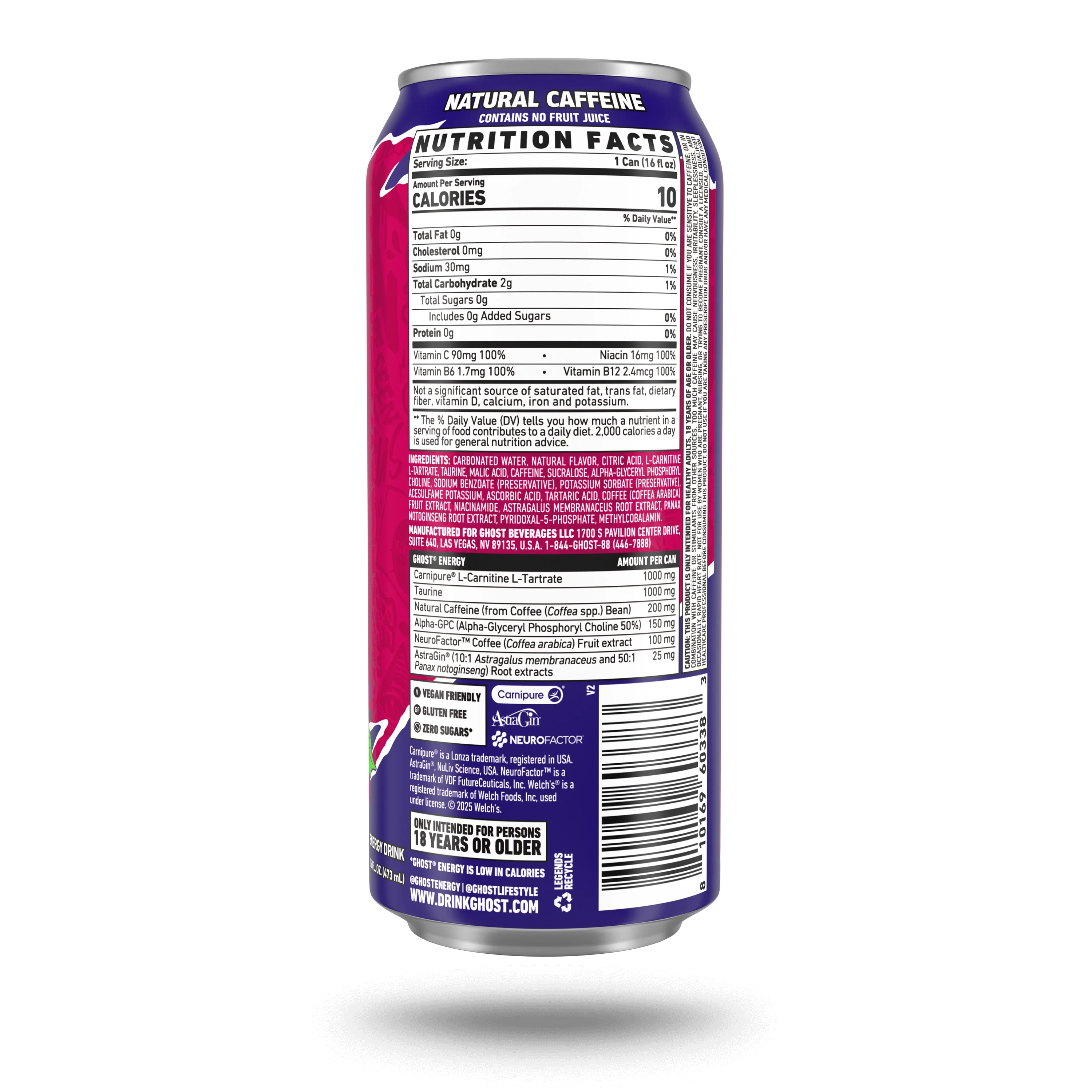 GHOST® ENERGY x WELCH'S® | WELCH'S® "GRAPE-CRAN" - Image 3
