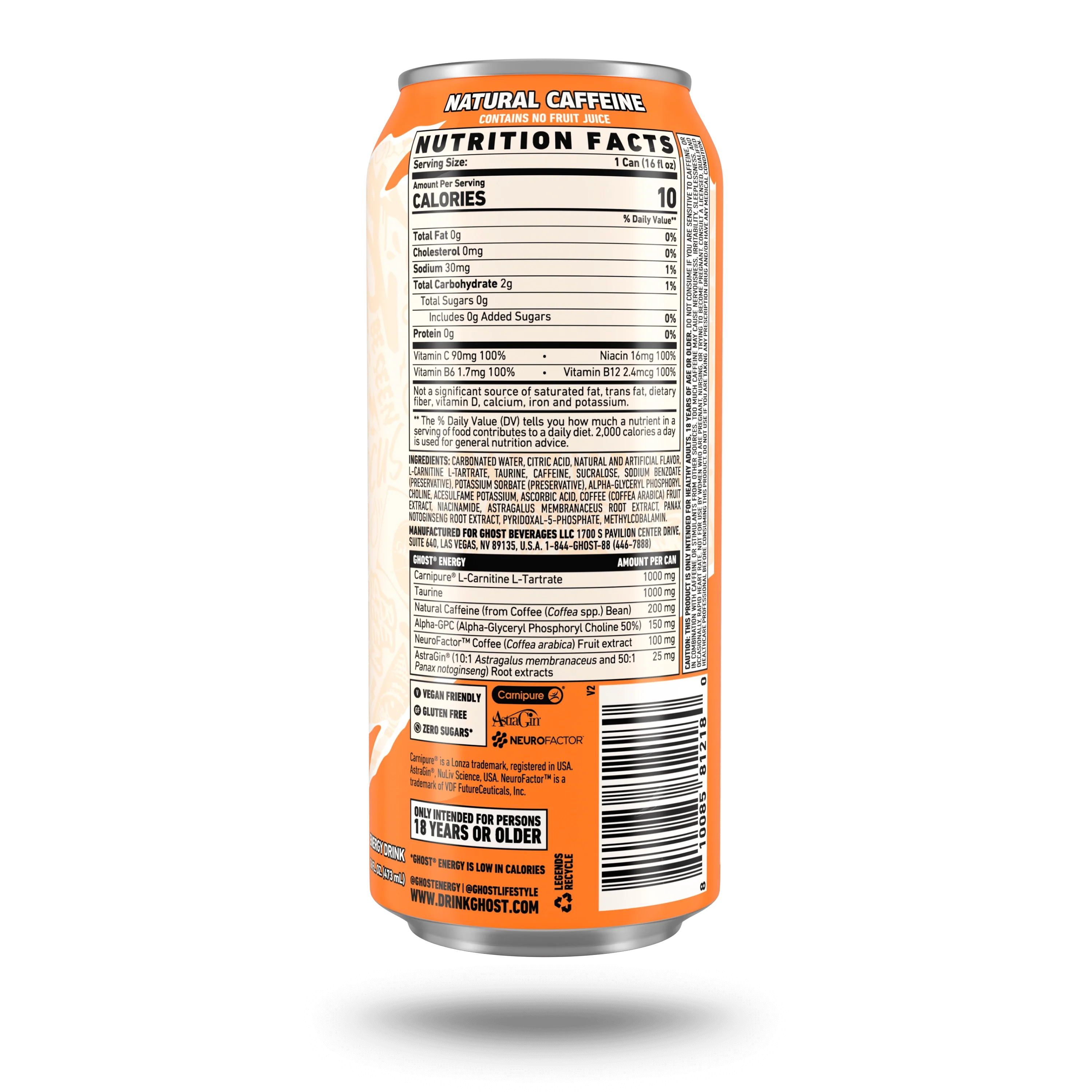 GHOST® ENERGY | ORANGE CREAM - Image 3
