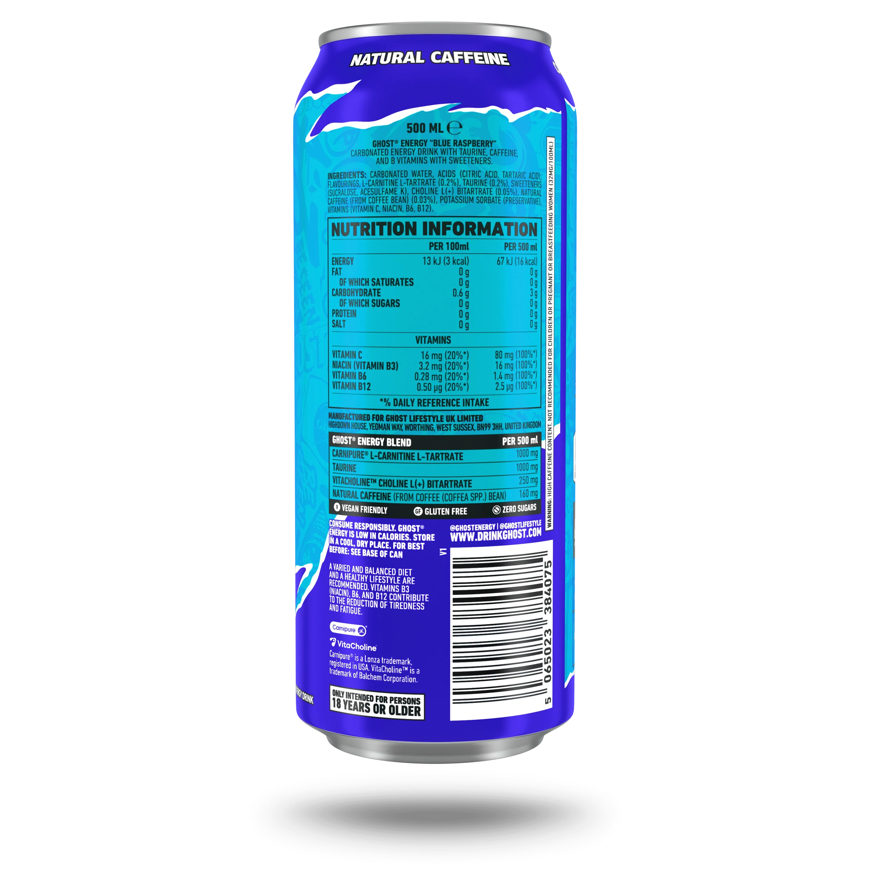 GHOST® ENERGY | BLUE RASPBERRY - Image 2